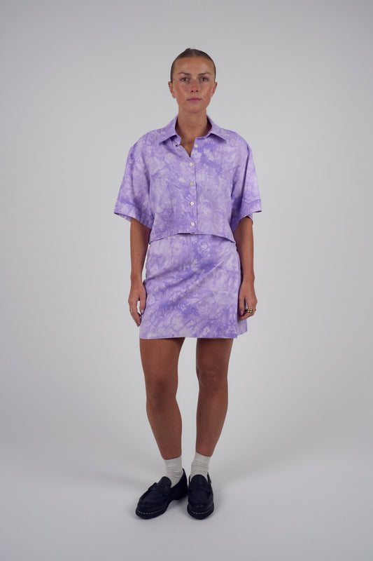Set violet tie and dye