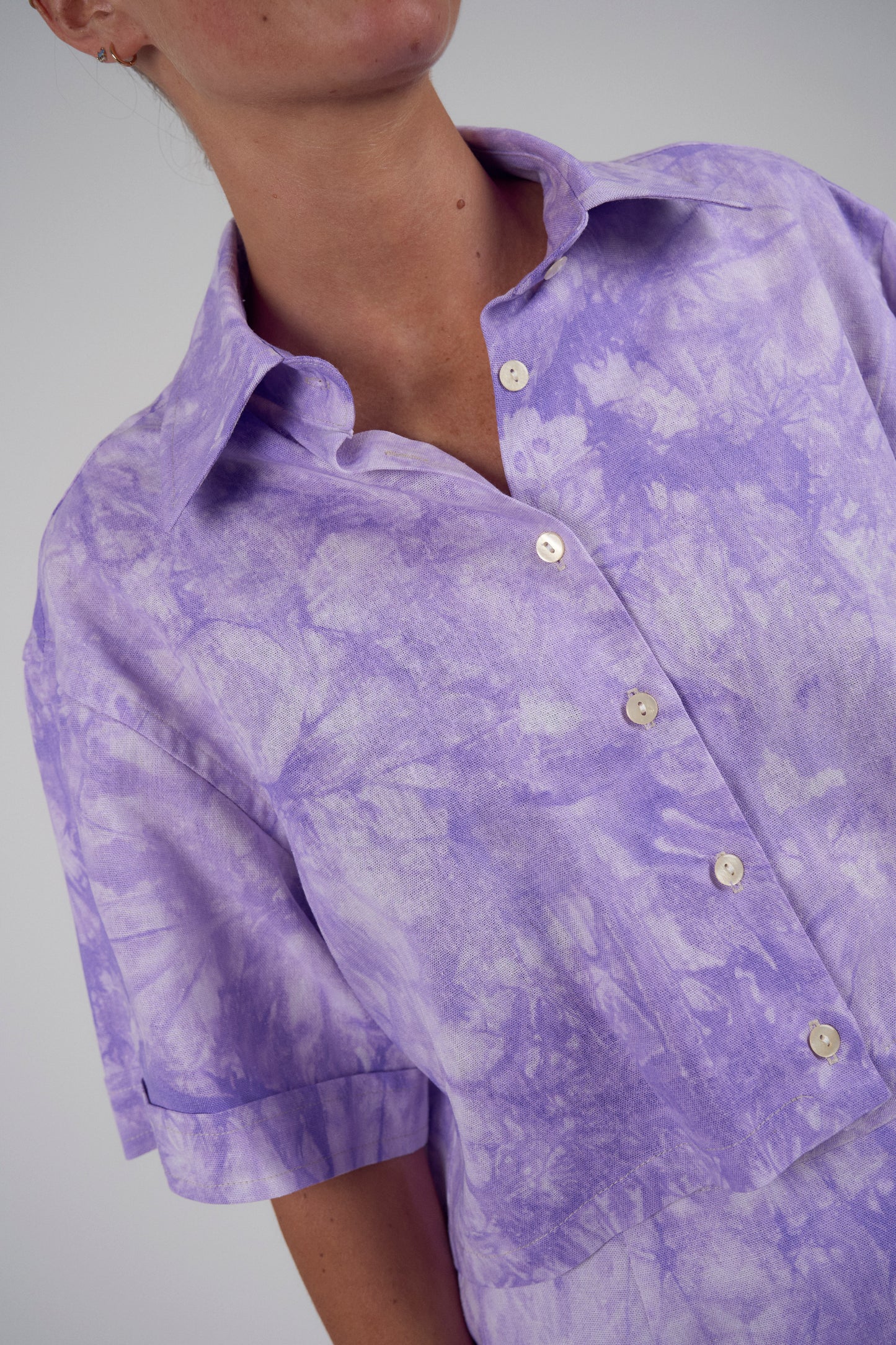 Set violet tie and dye